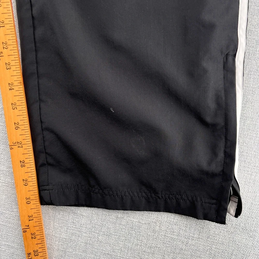 Adidas Three Stripe Track Pants Men XL Black White Athletic Soccer Y2K Blokecore